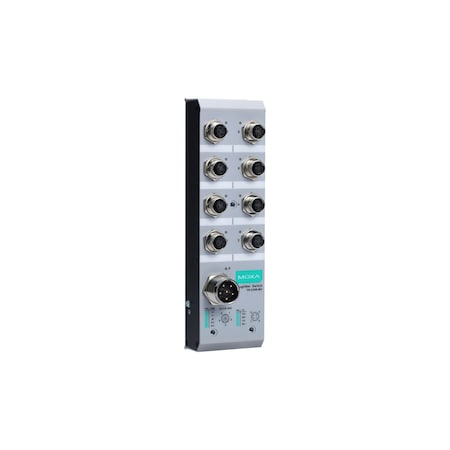 Moxa Unmgd Eth. Swtch W/ 8 10/100Baset(X)Ports W/ M12, Tn-5308-Mv-Ct-T TN-5308-MV-CT-T